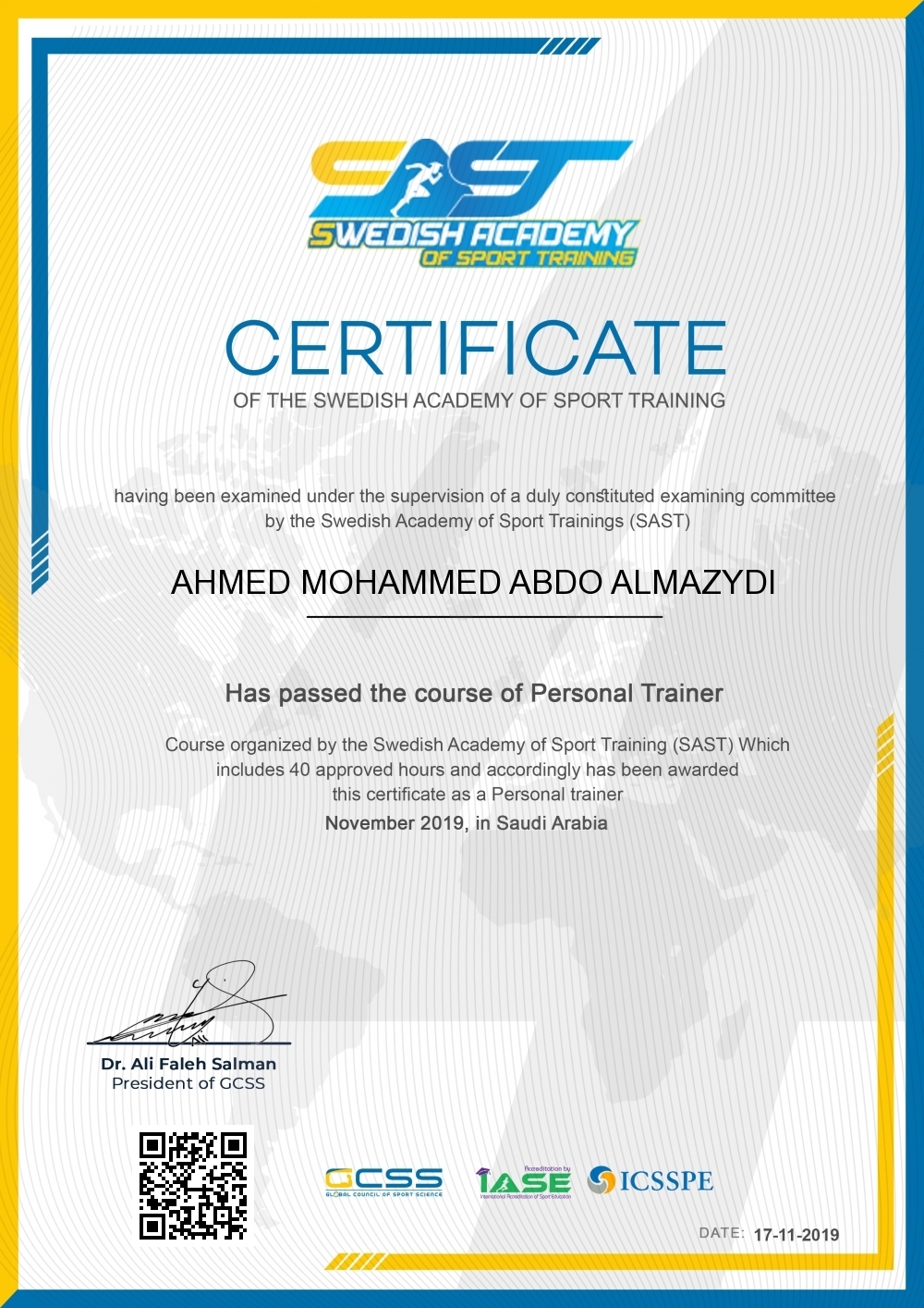 Ahmed Mohammed Abdo Almazydi